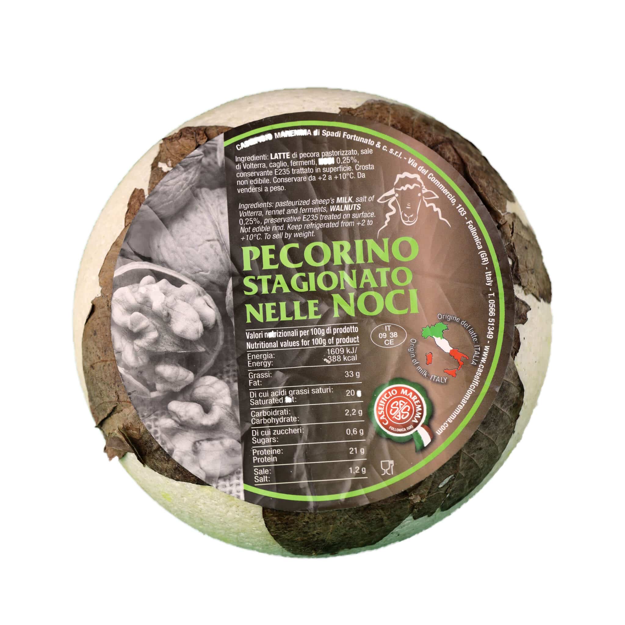 Pecorino Stagionato nelle Noci